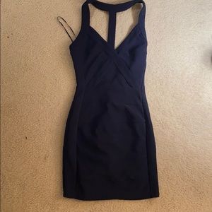 tobi navy blue bodycon dress
